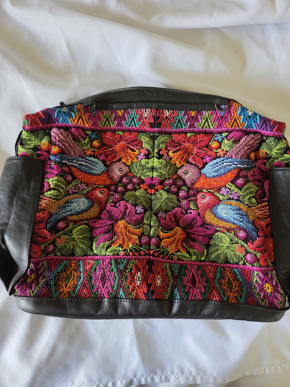 Nena And Co Beatriz OOAK huipil Convertible Bag